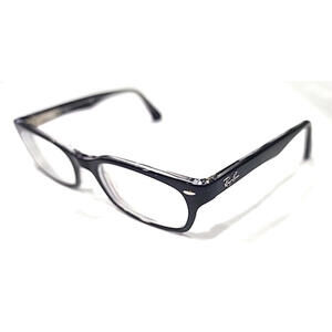 Ray Ban RB5150 2034 Glossy Black Rectangle Eyeglasses Frame 50-19 135